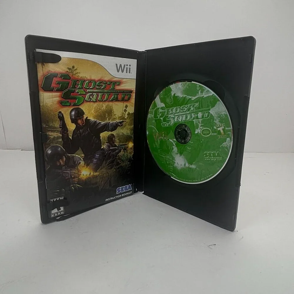 Ghost Squad Wii SEGA (Nintendo Wii, 2007) Disc & Manual Only
